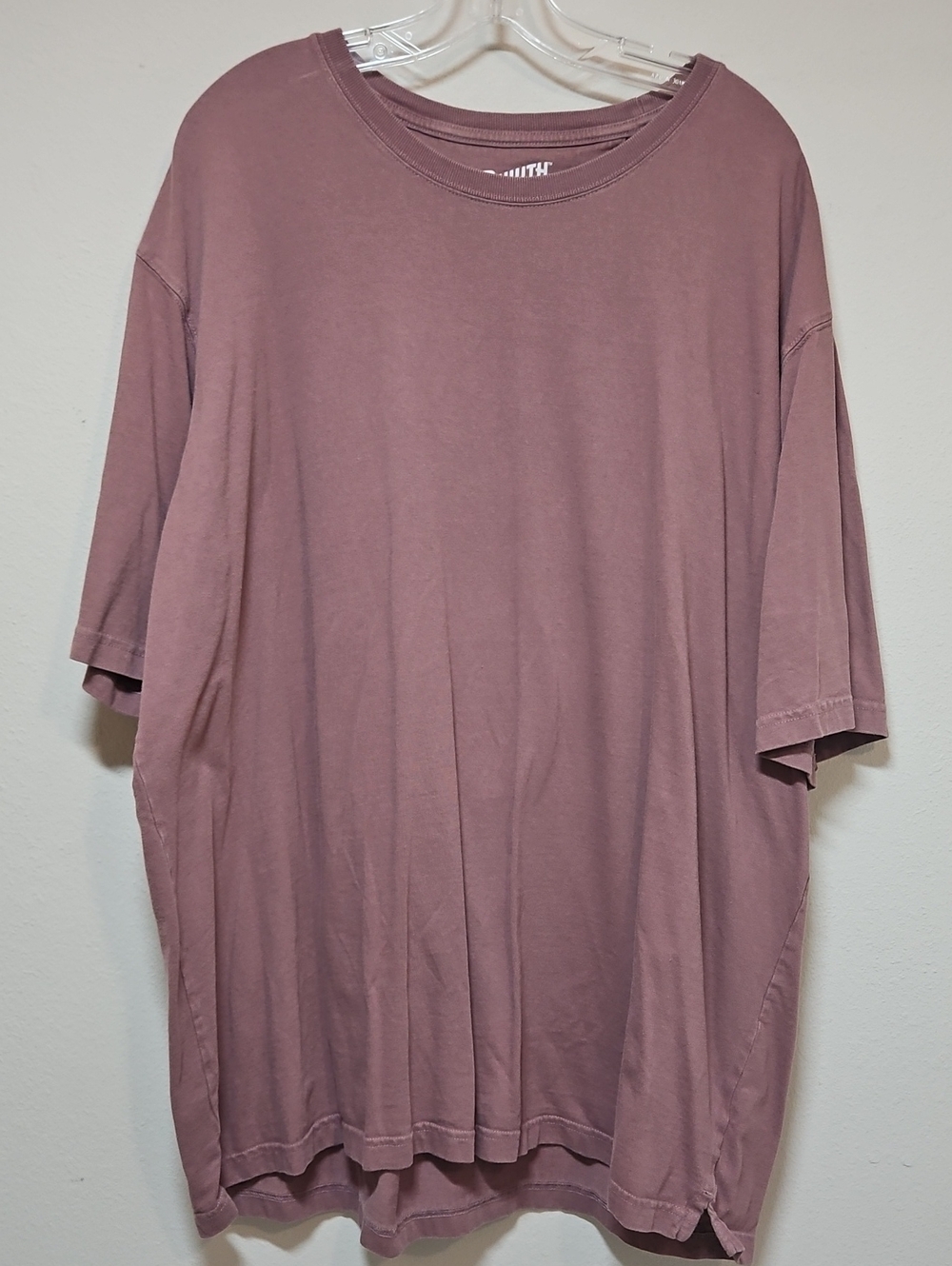 Duluth Trading Co 2XL Mauve Crew Neck Short Sleeve Tee